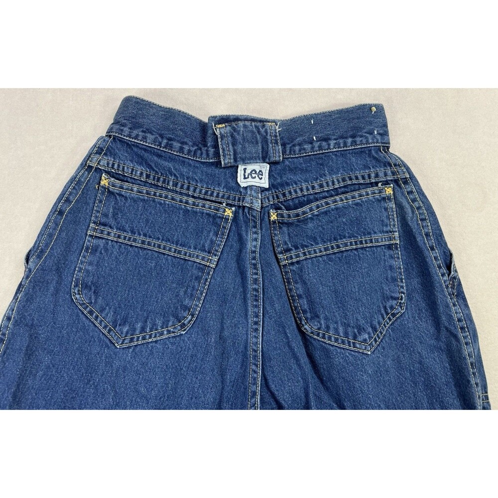 Vtg Lee Curvy Mom Jeans Tapered 80s Union Made USA High Rise Womens 26” Waist - Picture 3 of 14
